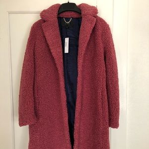 J Crew Teddy Sherpa Topcoat